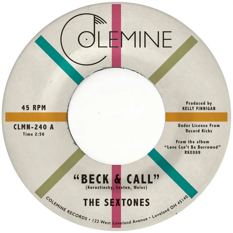 CLMN240.jpg THE SEXTONES - BECK & CALL / DAYDREAMING - Image 1