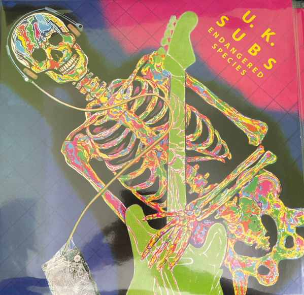 CLOLP2585.jpg UK SUBS - Endangered Species (Blue Vinyl) - Image 1