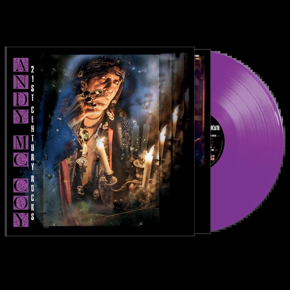 CLOLP3553.jpg ANDY MCCOY - 21st Century Rocks (Purple Vinyl) Vinyl Record - Image 1