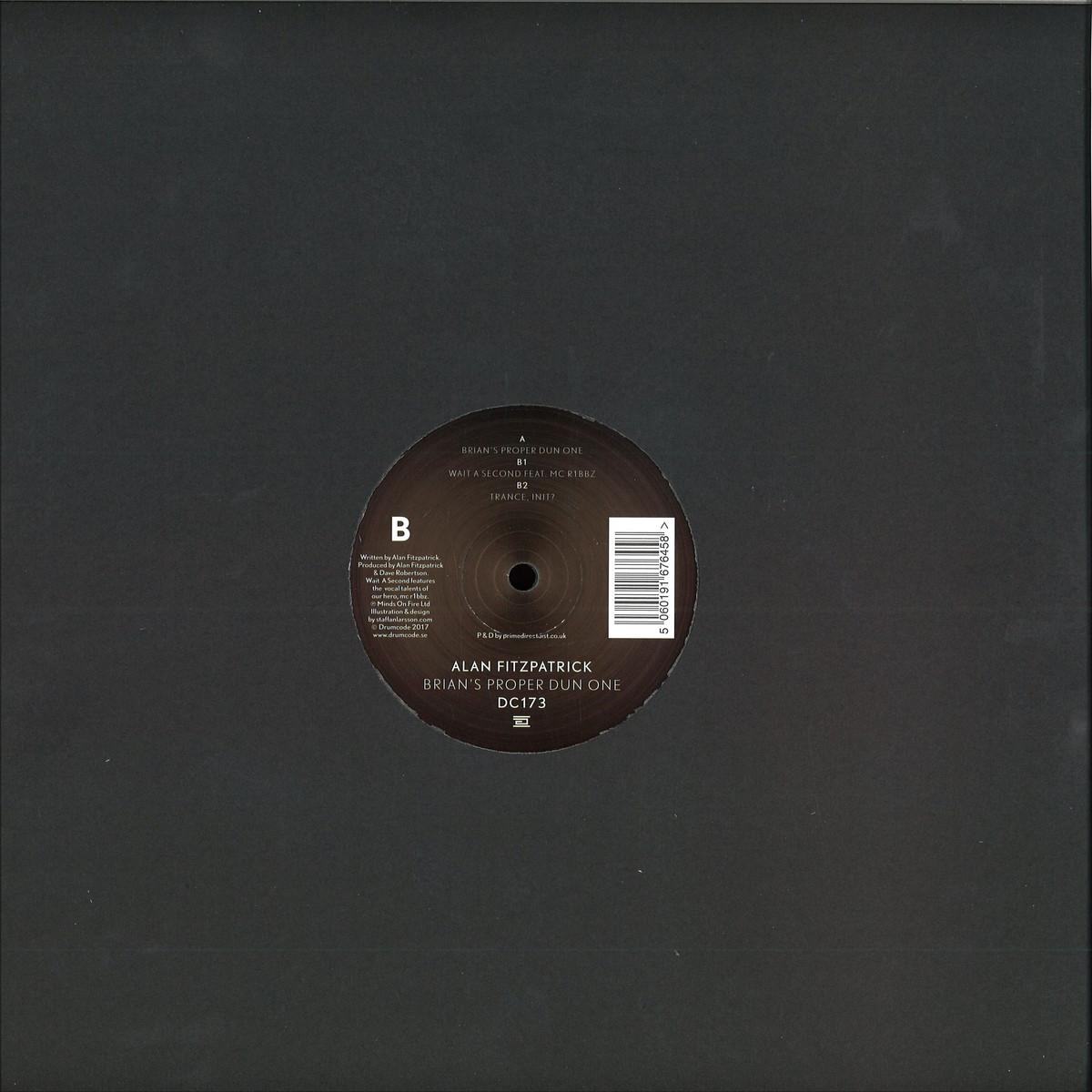 DC173.jpg ALAN FITZPATRICK - BRIANS PROPER DUN ONE Vinyl Record - Image 1