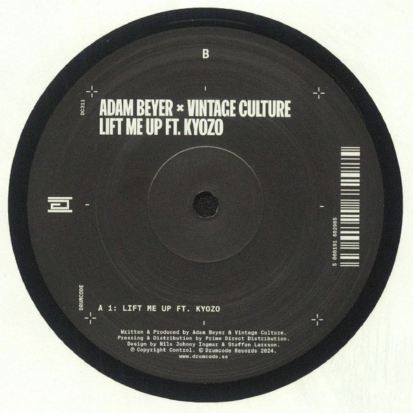 DC311.jpg Adam Beyer & Vintage Culture - Lift Me Up - Image 1