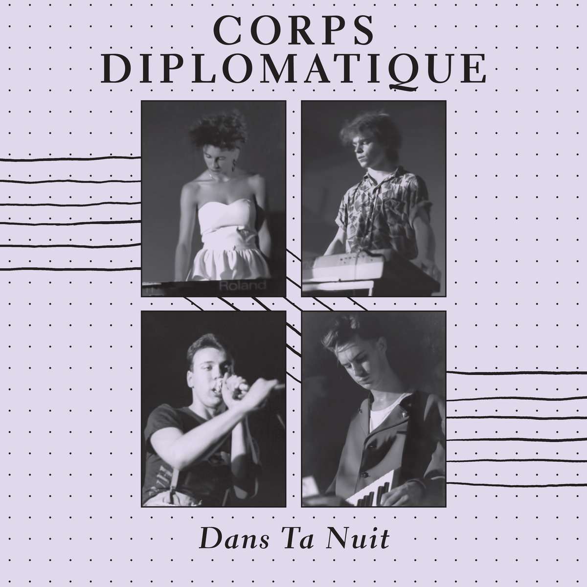 DE327LP.jpg CORPS DIPLOMATIQUE - DANS TA NUIT Vinyl Record - Image 1