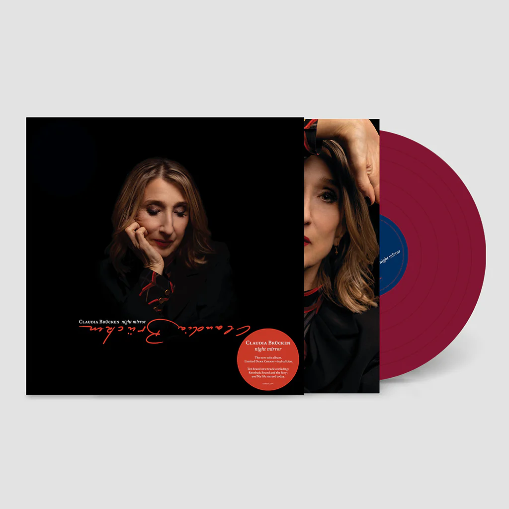 DEMREC1294.webp CLAUDIA BRUCKEN - Night Mirror (Dark Cherry Vinyl) Vinyl Record - Image 1