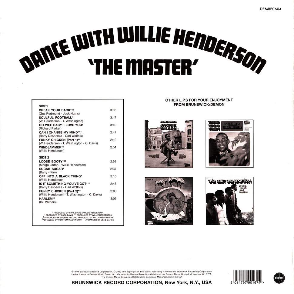 DEMREC604.jpg HENDERSON WILLIE - DANCE WITH THE MASTER Vinyl Record - Image 1