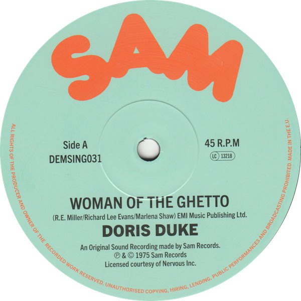 DEMSING031.jpg DORIS DUKE / RHYZE - WOMEN OF THE GHETTO - Image 1