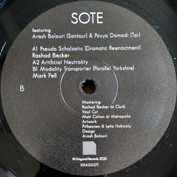 DIAG057.jpg Sote, Rashad Becker & Mark Fell - Parallel Persia Remixes - Image 1