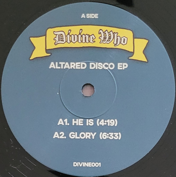 DIVINE001.jpg Divine Who - Altared Disco EP - Image 1