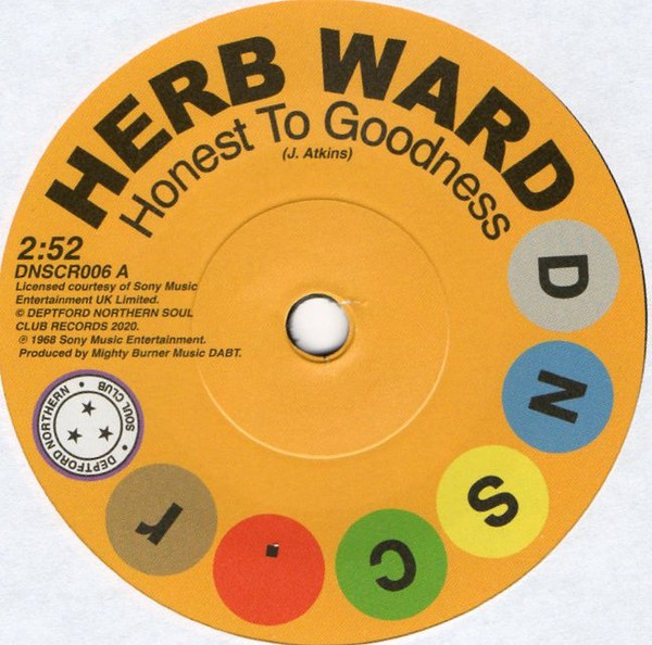 DNSCR006.jpg HERB WARD & BOB BRADY & THE CON CHORDS - HONEST TO GOODNESS/EVERYBODY'S GOIN' TO THE LO - Image 1