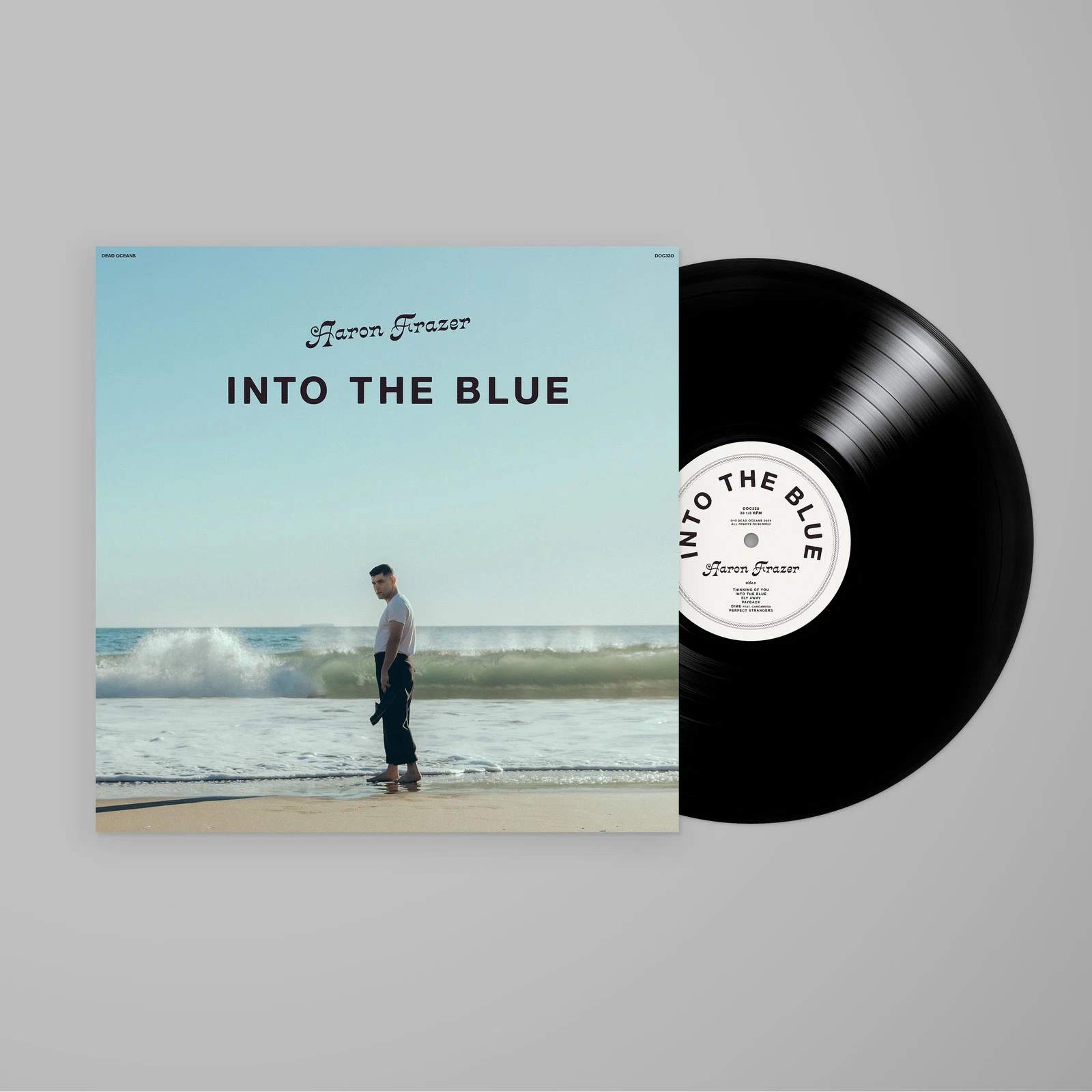 DOC320LP.jpg AARON FRAZER - INTO THE BLUE Vinyl Record - Image 1