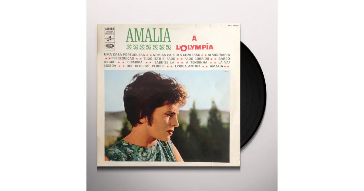 DOL1030HG.jpg AMALIA RODRIGUES - Amalia A LOlympia Vinyl Record - Image 1