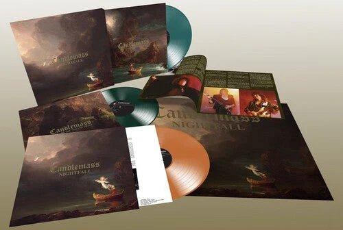 EBVILE030.jpg CANDLEMASS - Nightfall (Orange/Teal Green/Dark Green Vinyl) Vinyl Record - Image 1