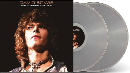 EWR021LTD.jpg DAVID BOWIE - Live & Sessions 1970 (Clear Vinyl) Vinyl Record - Image 1