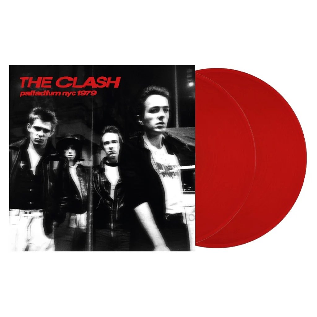 EWR073LPLTD.jpg CLASH - Palladium NYC 1979 (Red Vinyl) Vinyl Record - Image 1