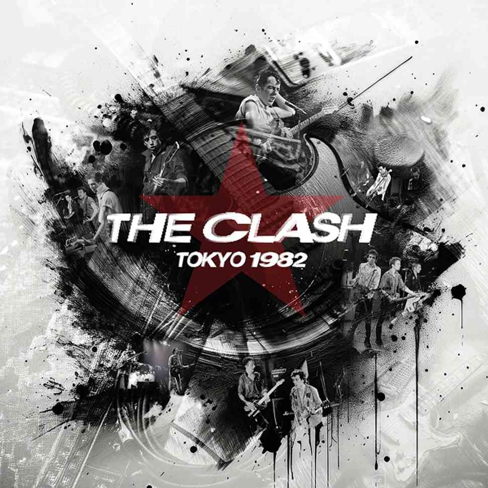 EWR075LPLTD.jpg CLASH - Tokyo 1982 (Clear Vinyl) Vinyl Record - Image 1