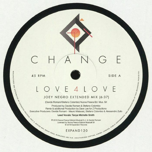 EXPAND120.jpg CHANGE - LOVE 4 LOVE / MAKE ME (GO CRAZ - Image 1