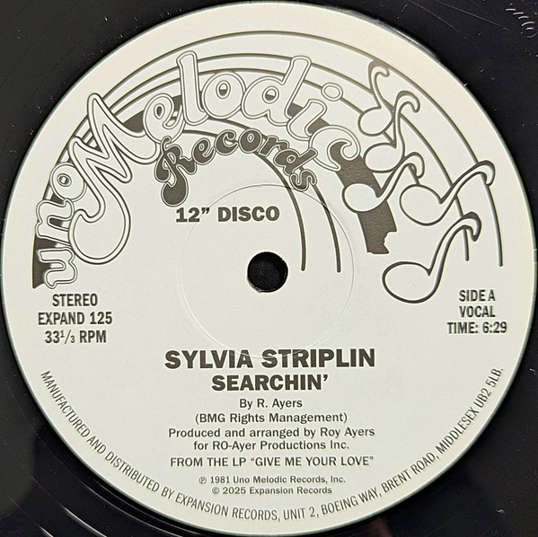 EXPAND125.jpg SYLVIA STRIPLIN - SEARCHIN' - Image 1