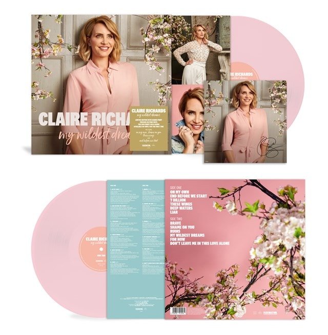 FASC020.jpg CLAIRE RICHARDS - My Wildest Dreams (Signed Edition) (Pink Vinyl) Vinyl Record - Image 1