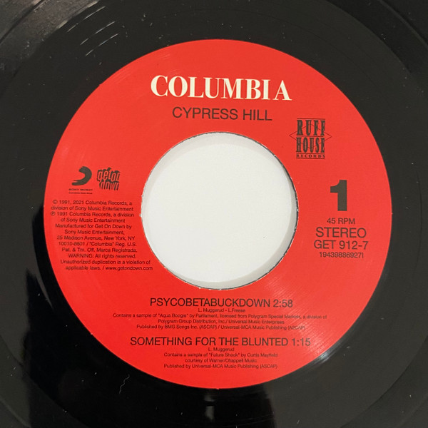 GET912-7.jpg CYPRESS HILL - PSYCHOBETABUCKDOWN/SOMETHING FOR THE BLUNTED/L - Image 1