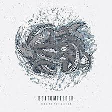 GFM055LP.jpg BOTTOMFEEDER - Sink To The Depths (Opaque Teal-Blue Smokey Swirl Vinyl) Vinyl Record - Image 1
