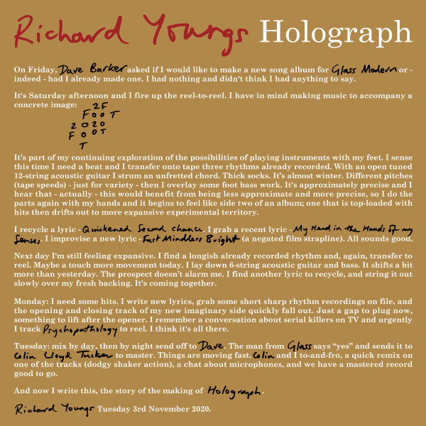 GLAMLP030.jpg RICHARD YOUNGS - HOLOGRAPH - Image 1