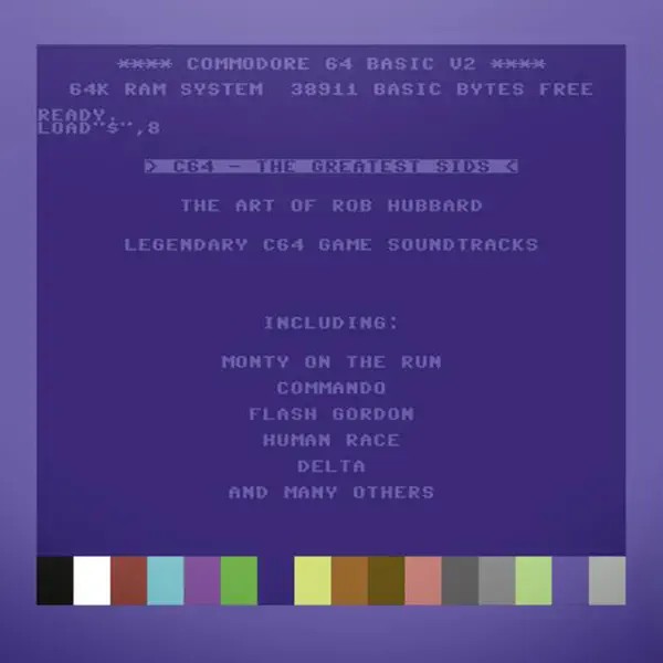 ROB HUBBARD - C64 Greatest Sids - The Art Of Rob Hubbard (Numbered Edition) (Grey Vinyl)