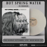 HOT SPRING WATER - In Session (Clear/Black/White Splatter Vinyl)