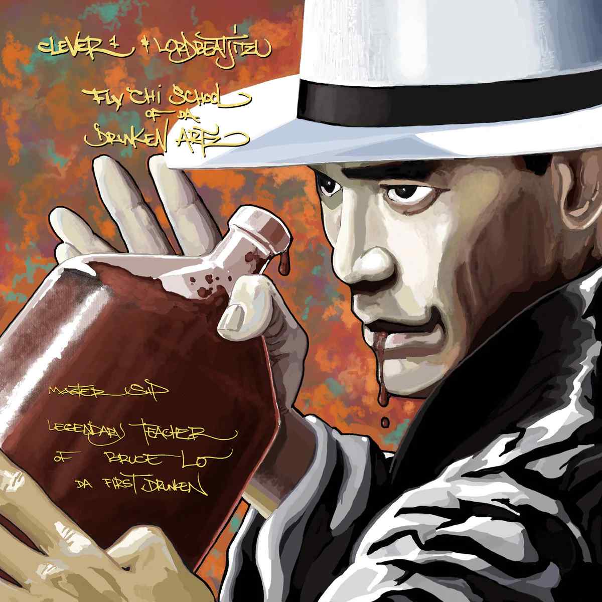 GP44LP.jpg DA BUZE BRUVAZ PRESENTS CLEVER 1 X LORD BEATJITZU - MASTER SIP, LEGENDARY TEACHER OF BRUCE LO DA F Vinyl Record - Image 1