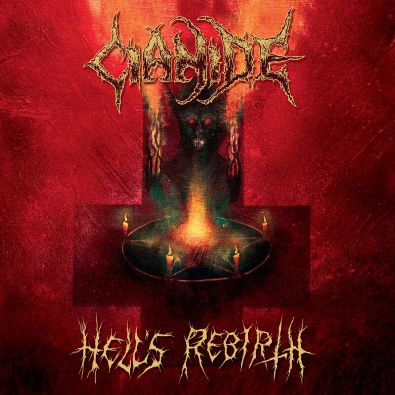 HELLSLP316S.jpg CIANIDE - Hells Rebirth (Pinwhel Splatter Vinyl) Vinyl Record - Image 1