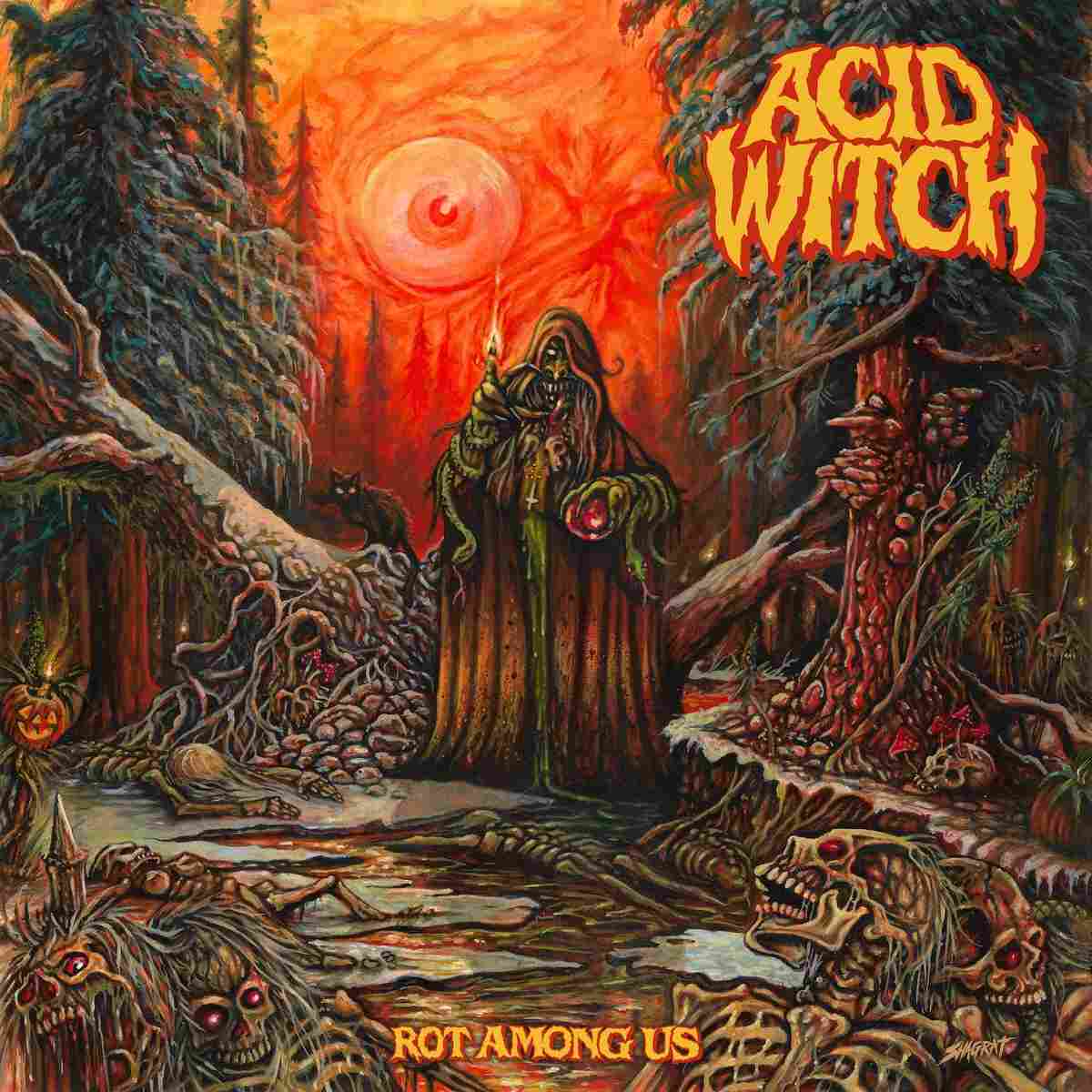 HELLSLP338.jpg ACID WITCH - Rot Among Us (Black Vinyl) (+Poster) Vinyl Record - Image 1