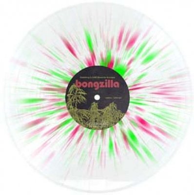 HPS296ULTRA.jpg BONGZILLA - Dabbing (Live) Rosin In Europe (Transparent/Green Neon Splatter/Pink Neon Splatter Vinyl) Vinyl Record - Image 1