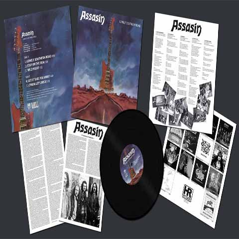 HRR721LP.jpg ASSASIN - Lonely Southern Road (Clear Vinyl) Vinyl Record - Image 1