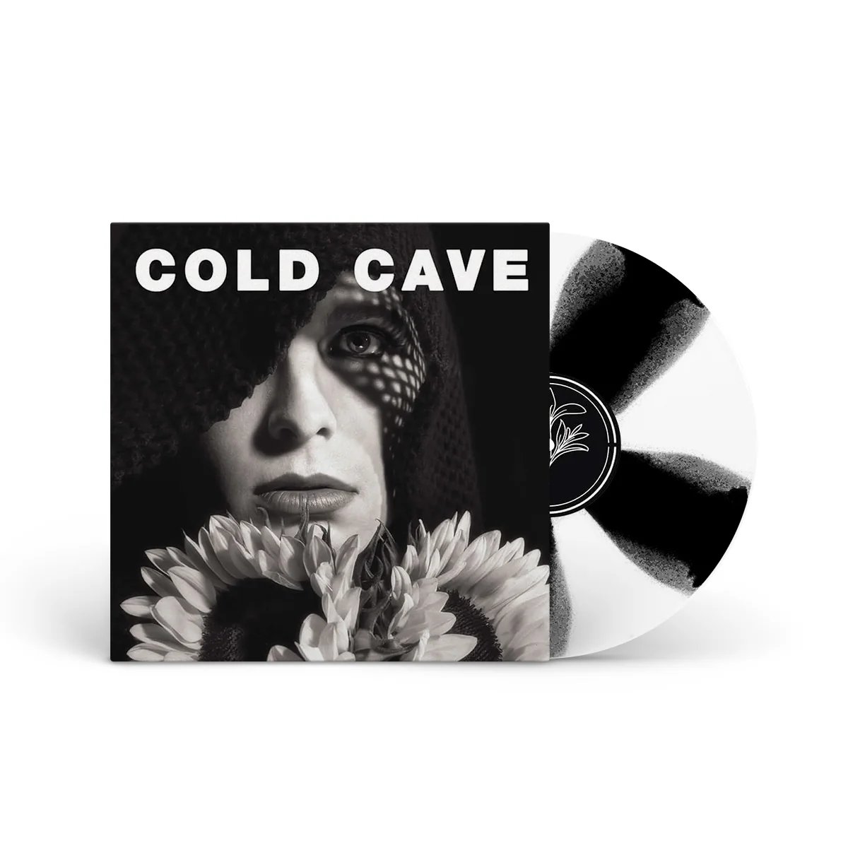 HRTWRM104.jpg COLD CAVE - FULL COLD MOON (ICE BLUE GLITTER VINYL) Vinyl Record - Image 1
