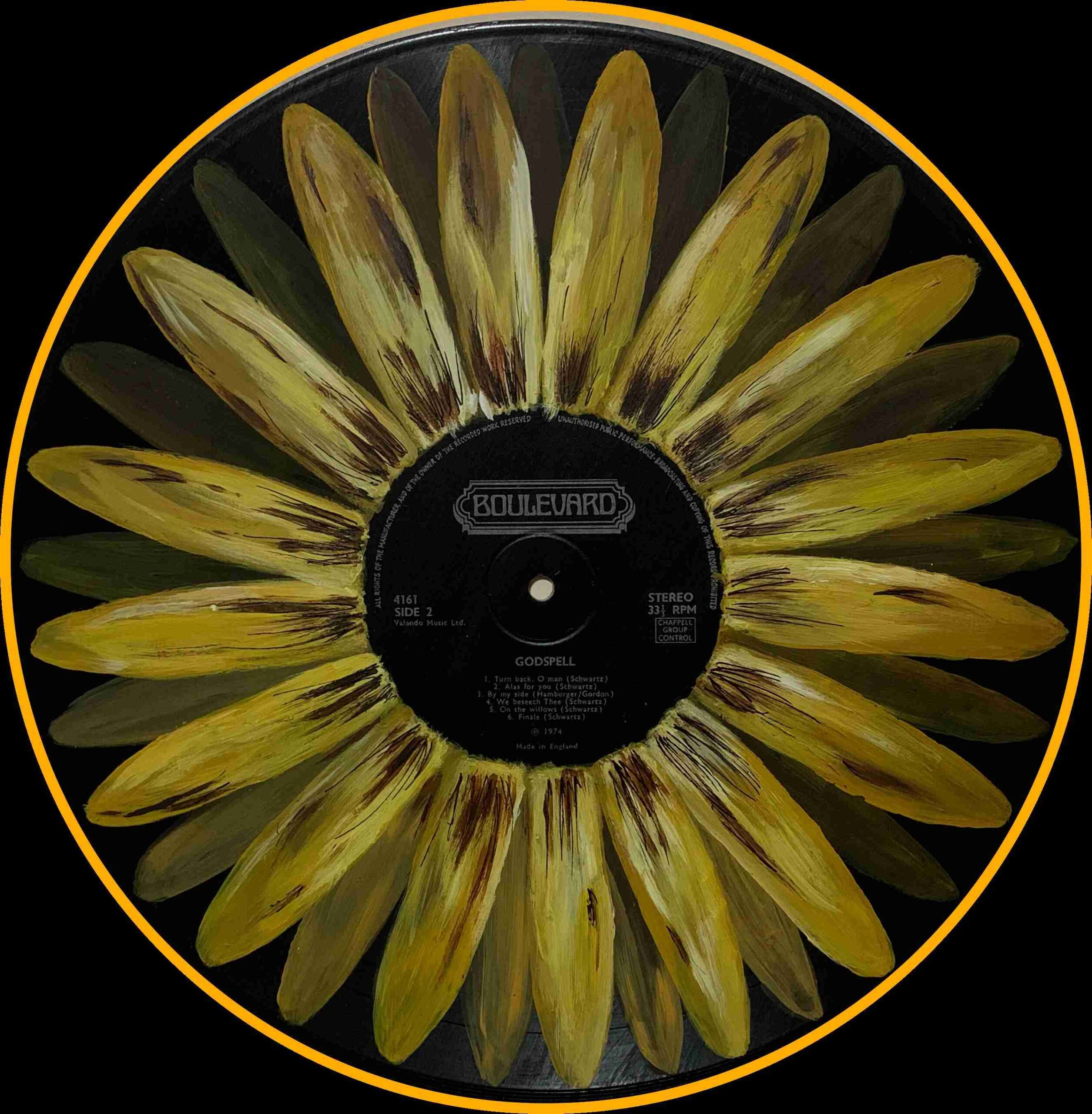 HRTWRM119-scaled-1.jpg COLD CAVE - YOU & ME & INFINITY (SUNFLOWER GLITTER VINYL) Vinyl Record - Image 1