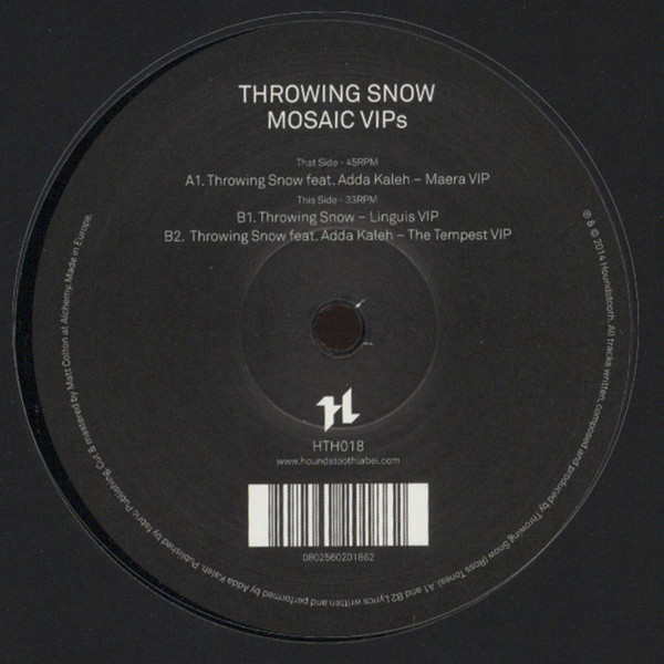 HTH018.jpg THROWING SNOW - MOSAIC VIPS - Image 1