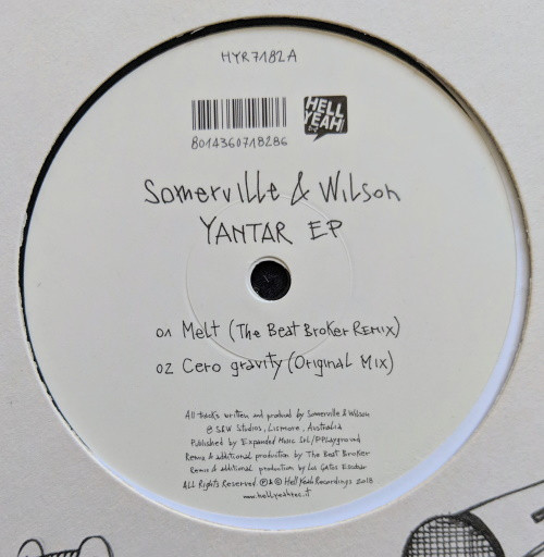 HYR7182.jpg Somerville & Wilson - Yantar EP - Image 1