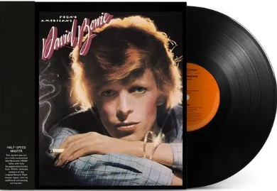 ICONS005.jpg DAVID BOWIE - Heroes (Orange Marble Vinyl) Vinyl Record - Image 1