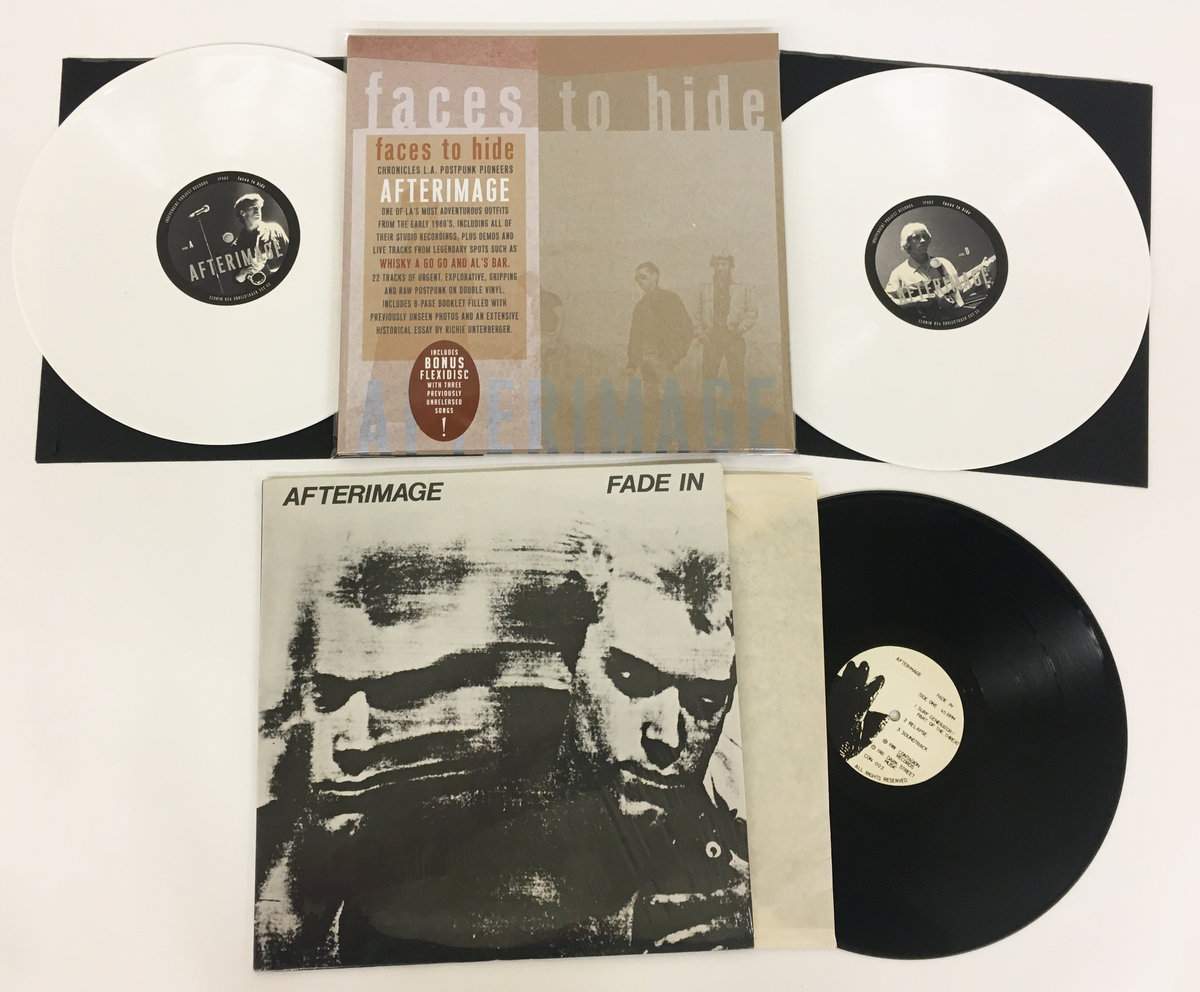 IP082WHITE.jpg AFTERIMAGE - FACES TO HIDE Vinyl Record - Image 1