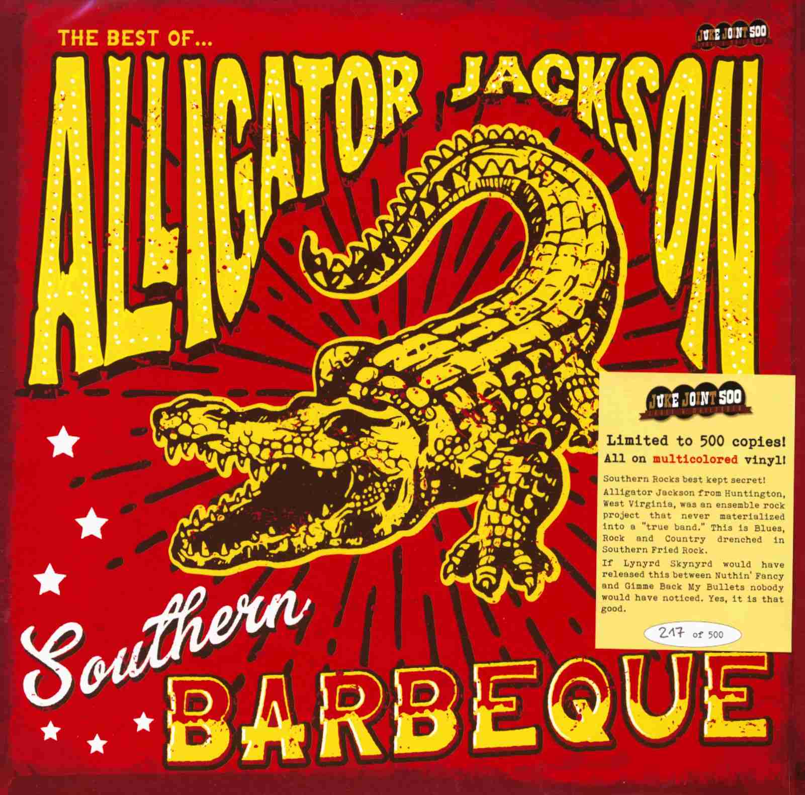 JJ5003.jpg ALLIGATOR JACKSON - Southern Barbeque Vinyl Record - Image 1