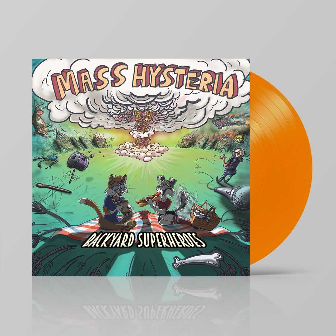 JUMP190LP.jpg BACKYARD SUPERHEROES - MASS HYSTERIA Vinyl Record - Image 1