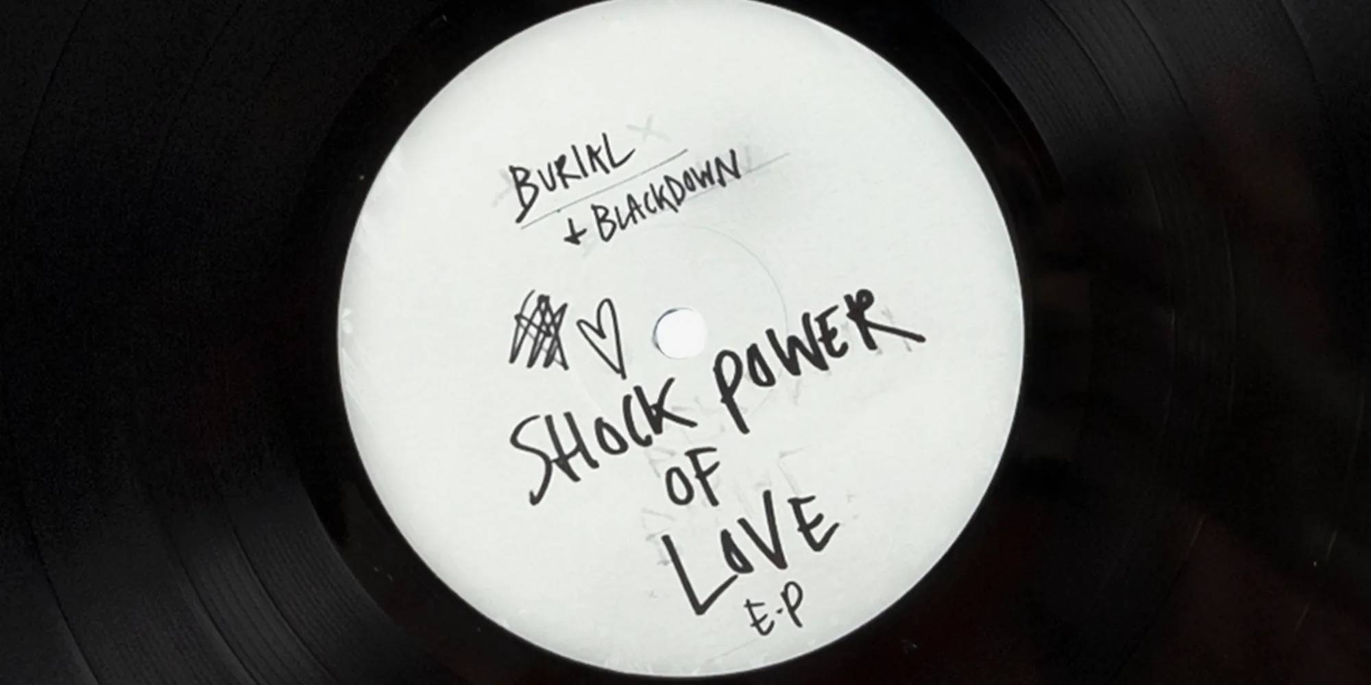 LDN083.jpg BURIAL AND BLACKDOWN - SHOCK POWER OF LOVE EP Vinyl Record - Image 1