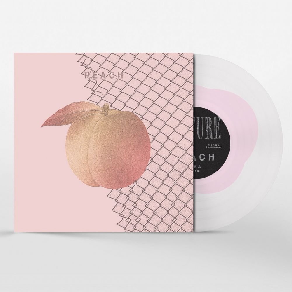 LJLP235.jpg BURNT TAPES - NEW LUNGS (PINK / PEACH VINYL) Vinyl Record - Image 1