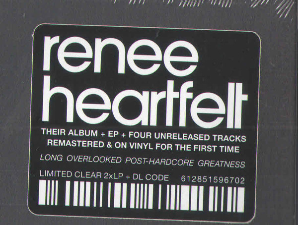LP6131124X.jpg RENEE HEARTFELT - Discography (Clear Vinyl) (Indie Exclusive) - Image 1
