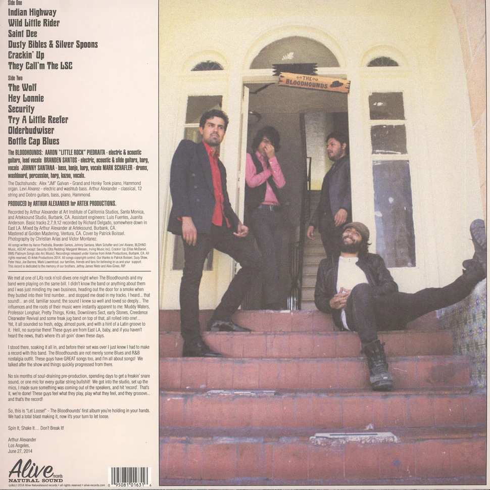 LPALIVE0163.jpg BLOODHOUNDS - Let Loose! Vinyl Record - Image 1