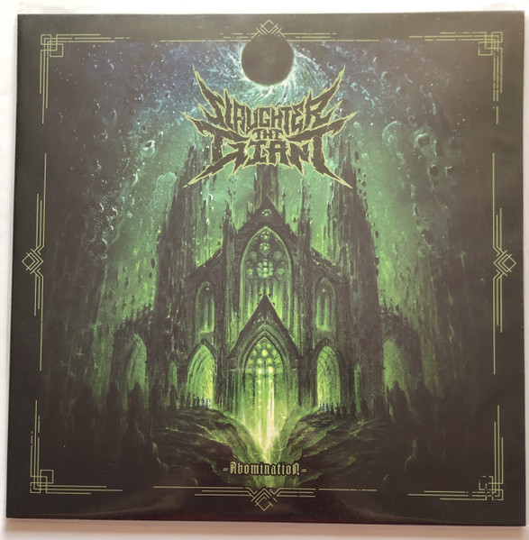 LPATDA007B.jpg SLAUGHTER THE GIANT - Abomination (Black And White Splatter Vinyl) - Image 1