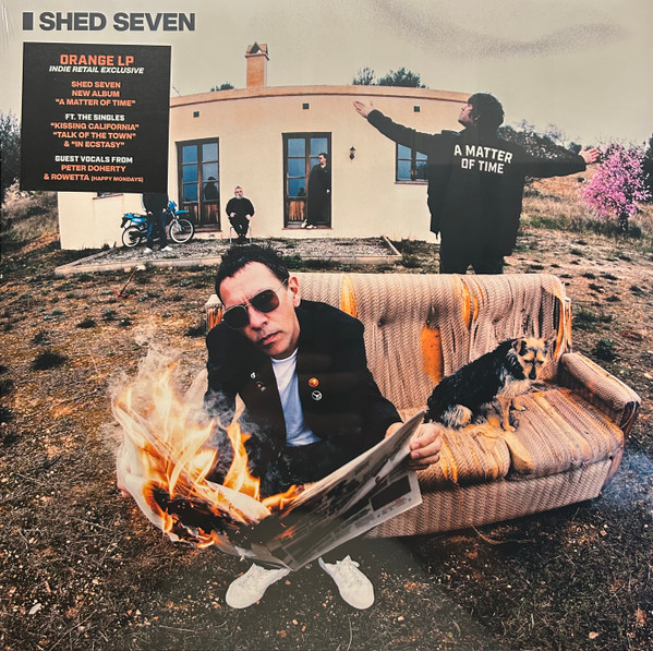LPCOOK898IE.jpg SHED SEVEN - A Matter Of Time (Orange Vinyl) (Indie Exclusive) - Image 1