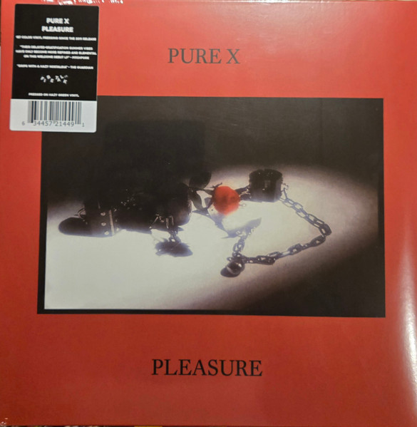 LPFTK161C.jpg PURE X - Pleasure (Hazy Green Vinyl) - Image 1