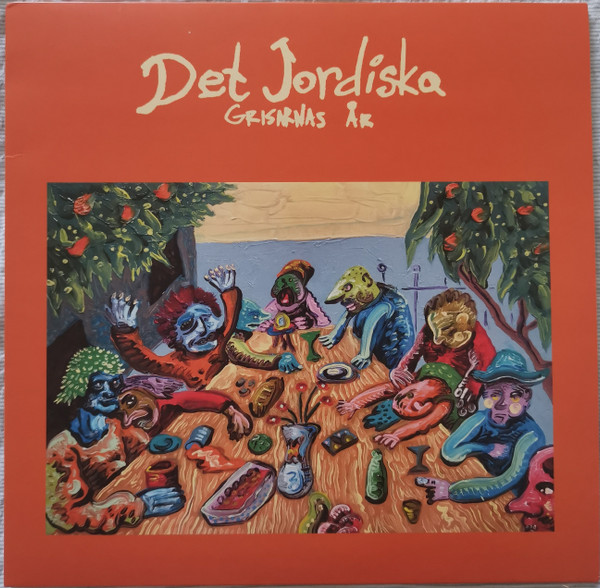 LPLAZYOCT030.jpg DET JORDISKA - Grisarnas Ar (Orange Vinyl) - Image 1