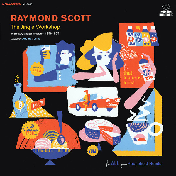 LPMH8015.jpg RAYMOND SCOTT - The Jingle Workshop: Midcentury Musical Miniatures 1951-1965 (Blue/Gold Vinyl) (Indie Exclusive) - Image 1
