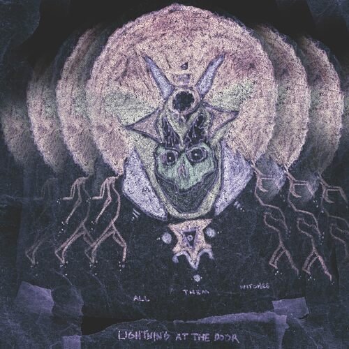LPNW5878C.jpg ALL THEM WITCHES - Lightning At The Door (Translucent Pink/Blue Swirls Synthwave Vinyl) Vinyl Record - Image 1