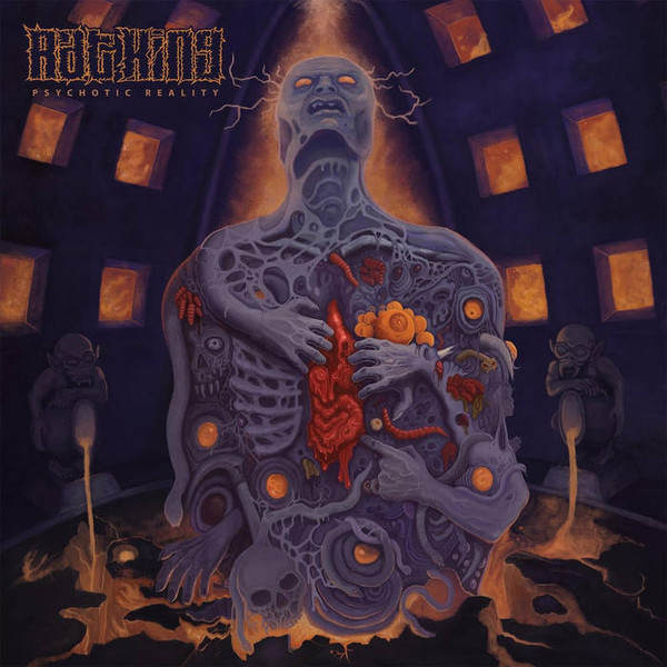 LPSRR016C.jpg RAT KING - Psychotic Reality (Clear/Deep Purple/Orange Splatter Vinyl) - Image 1